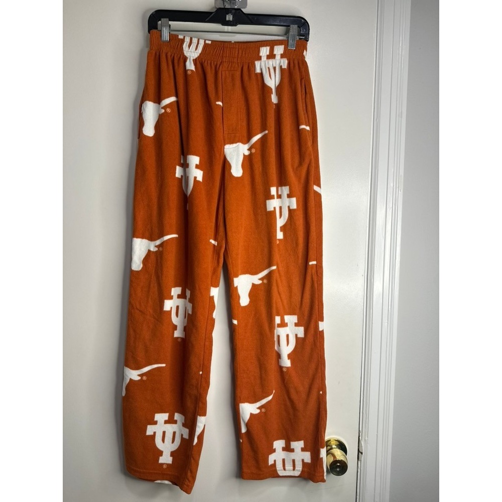 Concepts Sport Texas Longhorns Fleece Pajama Pants Sz:S Orange UT NCAA Fleece